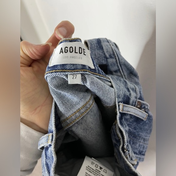 Riley AGOLDE Crop Jeans - Picture 2 of 4